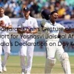 Sarfaraz Khan’s Gesture of Support for Yashasvi Jaiswal After India’s Declaration on Day 4